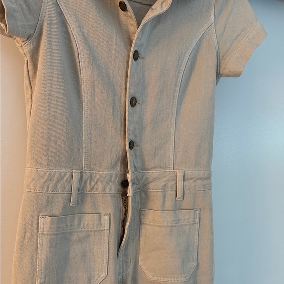 NWOT ROLLA’S Sailor Wide Leg Cream Off White Jumpsuit - AUS size 10 (medium) - Picture 3 of 6